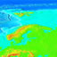 go to a higher resolution view at 90N 0E.