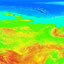 go to a higher resolution view at 90N 90E.