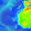 go to a higher resolution view at 45N 45W.