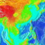 go to a higher resolution view at 45N 90E.